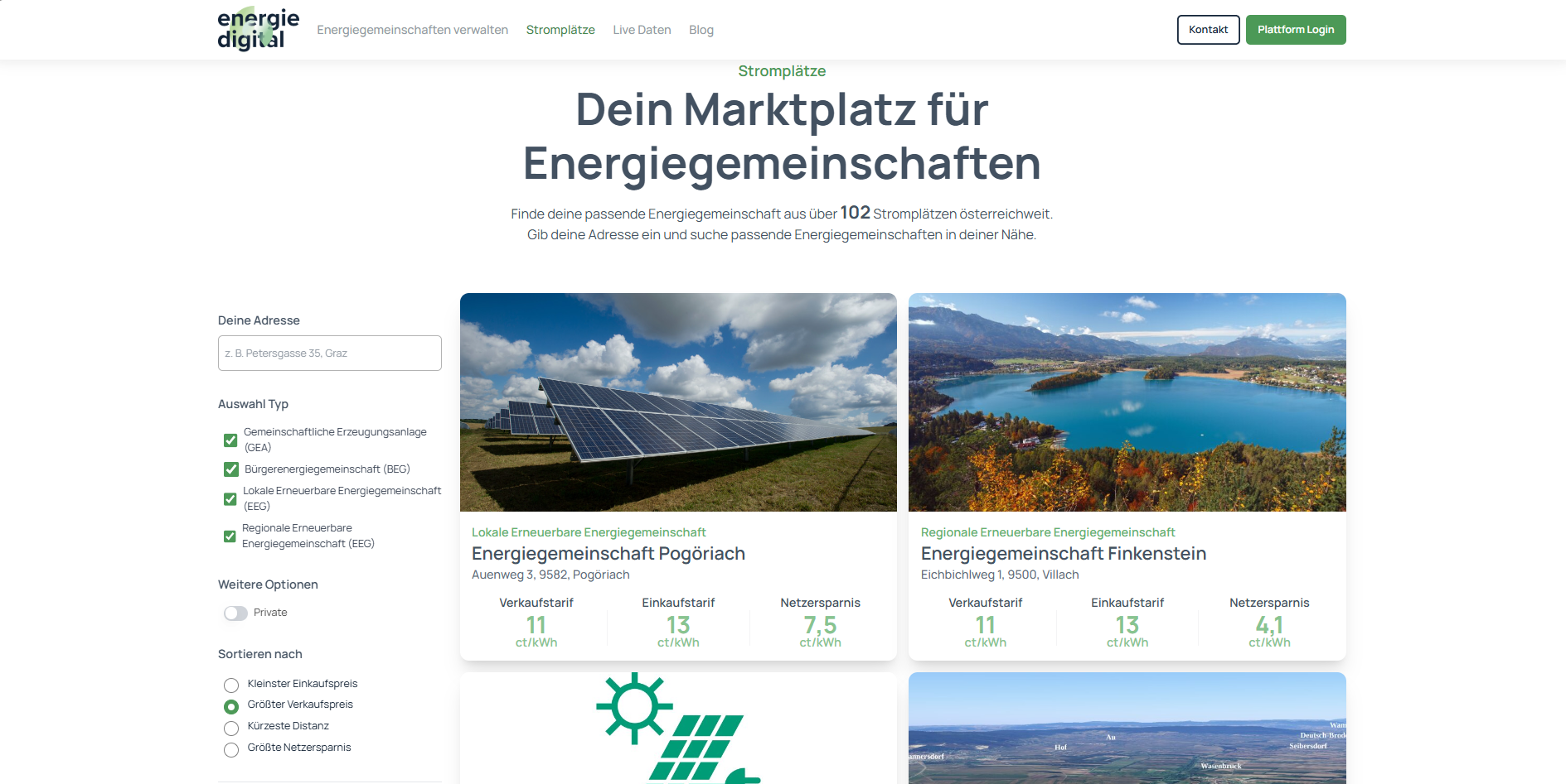 Transparente Darstellung des Stromverbrauchs